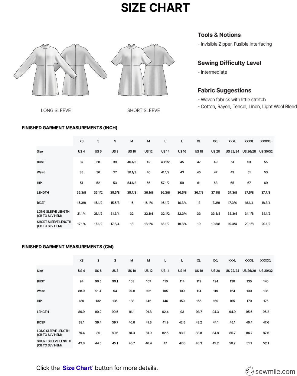 PDF Sewing Pattern [SMI-3104] Minimal Dolman Dress